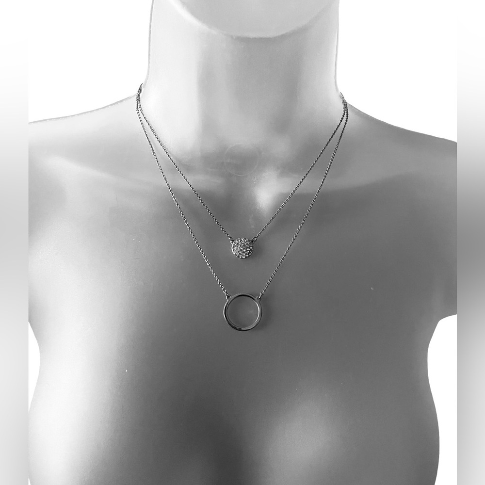 Shiny Chic Boho Drop Dangle Double Chain Layered Coastal Witch Vamp Fairy Grunge